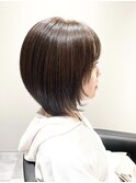 レイヤーボブ/シースルーバング/ショートボブ/ショートカット