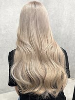 ロウル 渋谷(LOWRL)&nbsp;ホワイトミルクティー/ダブルカラー/ブリーチ