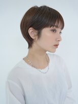 ピークアブー アヴェダ アトレ恵比寿(PEEK-A-BOO AVEDA) 前髪あり大人小顔ショート/30代40代50代/岡野亘希