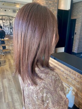 ヴァン カウンシル 王子(VAN COUNCIL) 大人かわいい外ハネくびレイヤー 髪質改善ケアカラー#3