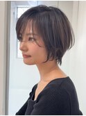 ウェーブミディアム似合わせカットメルティカラーショート/大宮