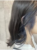 イヤリングカラー◎ブルー◎ブルーブラック