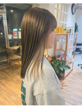 シータ 東川口(THETA) ブリーチなしダブルカラー×ベージュ♪