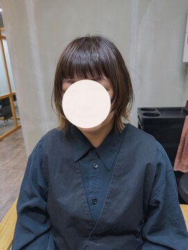 フレーム なんば店(FRAME) ◯ エンドカラー　×  　顔まわりレイヤー