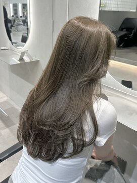 オニキス(ONYX) オリーブベージュブラウンカラーレイヤーカット【chisato指名】