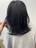 リポーゾ(Riposo.)&nbsp;地毛風カラー/ブルーブラック