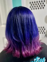 マティーナ ヘアー 池袋(Matina hair)&nbsp;【ブルー/パープルグラデーション】池袋美容室