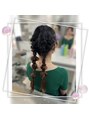 ミザリー(MISERY)&nbsp;編み下ろしヘア#北千住#ヘアメイク#推し活#結婚式ヘア#量産ヘア