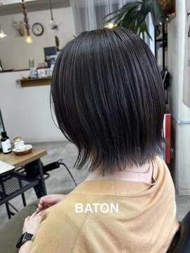 シースルーボブ