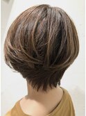 髪質改善　コンパクトショート　ハイライト