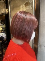 セッション(SESSION)&nbsp;クラシックボブ × ピンクベージュ