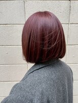 ジェコ ブラン(gecko. brun) 艶ボブ/ピンクバイオレット/髪質改善/小顔効果 #武蔵小山美容室