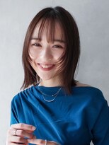 シオン(shion) ウェーブミディアムメルティカラー似合わせカット_F0577