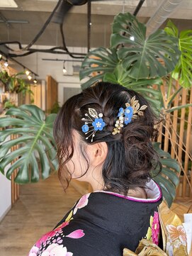 レア(Lea) 振袖編み込みアレンジ