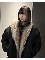 ソワンドゥブレスシエン 堀江店(soin de brace CIEN) MIX color グレージュ×焦げ茶