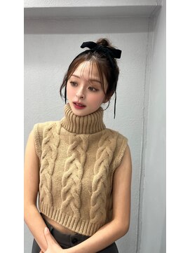 ボタン コロン 表参道 原宿(VOTAN COLON) オリーブブラウン/レイヤーカット/透明感カラー/韓国ヘア