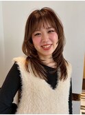 レイヤーたっぷりヘアー