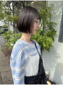 乾かすだけでまとまる艶ミニボブ