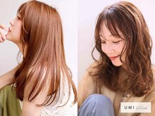 ウミバイコットン(Umi by Cotton)の雰囲気（髪の潤いを保つ「麗らかメニュー」のストレートとデジタルパーマ）