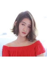 クイントネオリーブ 自由が丘正面口店(quint:neolive)&nbsp;【自由が丘　quint: neolive】ゆるふわボブ＊モーブカラー