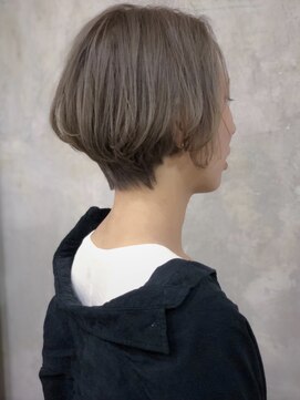 サル(saru) ☆ショートボブ×シアーグレージュ☆