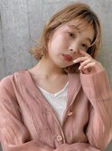 【志岐英恵】 うっとりベージュボブ◎