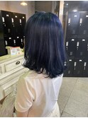 1ブリーチネイビーカラー