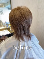 ミュゼドゥアートシエル(Musee du Art ciel)&nbsp;【髪質改善】クリスタルコバルトシルバーマッシュウルフ