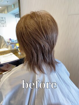 ミュゼドゥアートシエル(Musee du Art ciel) 【髪質改善】クリスタルコバルトシルバーマッシュウルフ