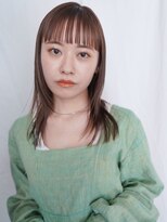 カンナ(Canna)&nbsp;シースルーバング/縮毛/バニラベージュ/髪質改善/TOKIO/20代30代