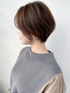 トータルビューティーハウス フラップ ミチ 野田店(total beauty house flap MICHI) 【flap MICHI島田和也】ナチュラルショートボブ