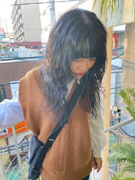 フィン(fin,) fin,/外ハネボブ/セクションカラー/グラデーションカラー