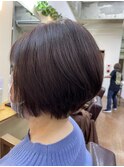 スタイリング簡単！大人可愛いショートボブ