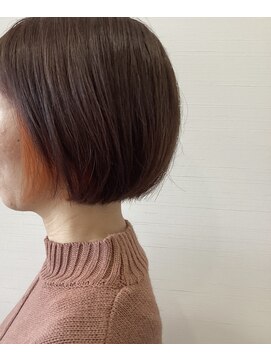 クルール(Couleur) インナーカラーボブ