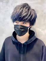 イルハバナ 渋谷(ill HAVANA)&nbsp;束感/ツーブロック/ブリーチカラー/センターパート/モテる/黒髪