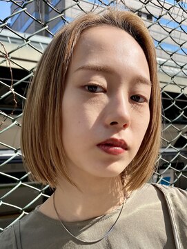 ピークアブー アヴェダ アトレ恵比寿(PEEK-A-BOO AVEDA) ボブ　ベージュ　恵比寿　松崎