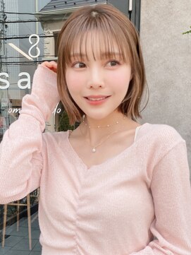 サンド 表参道(sand) 前下がりショートボブ大人可愛い表参道