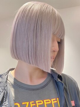 ベレーザ 渋谷(BELEZA) 4611シルキーベージュタンバルモリボブハイトーンカラー韓国ヘア