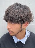 メンズパーマ波巻きスパイラルパーマツイストスパイラルパーマ