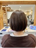 大人可愛い小顔前下がりボブ×ナチュラルボブ×ミニボブ20代30代