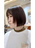 20代30代大人ショートボブx小顔カット丸みショート