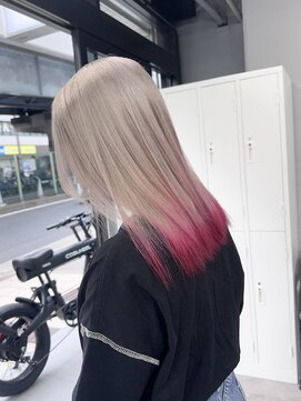 セレーネヘアーレイズ 梅田店(Selene hair Raise) beige×pink