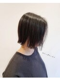切りっぱなしボブ