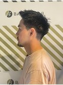 男らしさ全開ジェットモヒカン バーバースタイル フェード#1