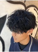 韓国マッシュ/ニュアンスパーマ/ダークアッシュ/錦糸町