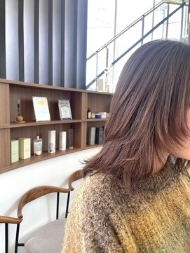 リコ ヘアアンドリラクゼーション(LICO HAIR&RELAXATION) LICO ミディアムレイヤー　顔まわりレイヤー