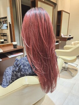 ヘアメイク アリエス 岩切店(HAIR MAKE aries) 暖色系グラデーションカラー トレンドカラー 仙台美容室 岩切
