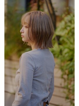 ヘアーアンドカラー プラーチェ 相模原(hair color Plaatje) くびれ外ハネボブ