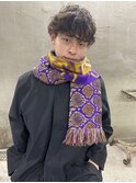 メンズパーマ×マッシュ