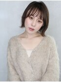 天神【BIRTH】大人かわいい外ハネ切りっぱなしボブ